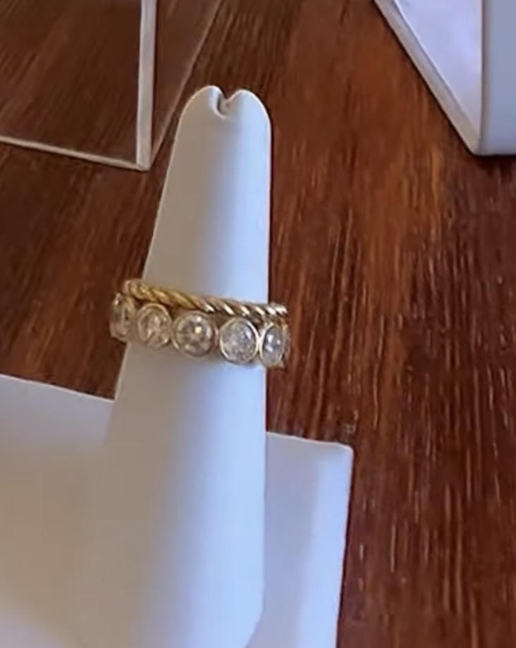 Round Brilliant | Bezel Eternity Band Size 8.25