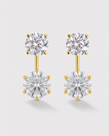 Ebb &amp; Flow Lab-Grown Diamond Earring Jackets