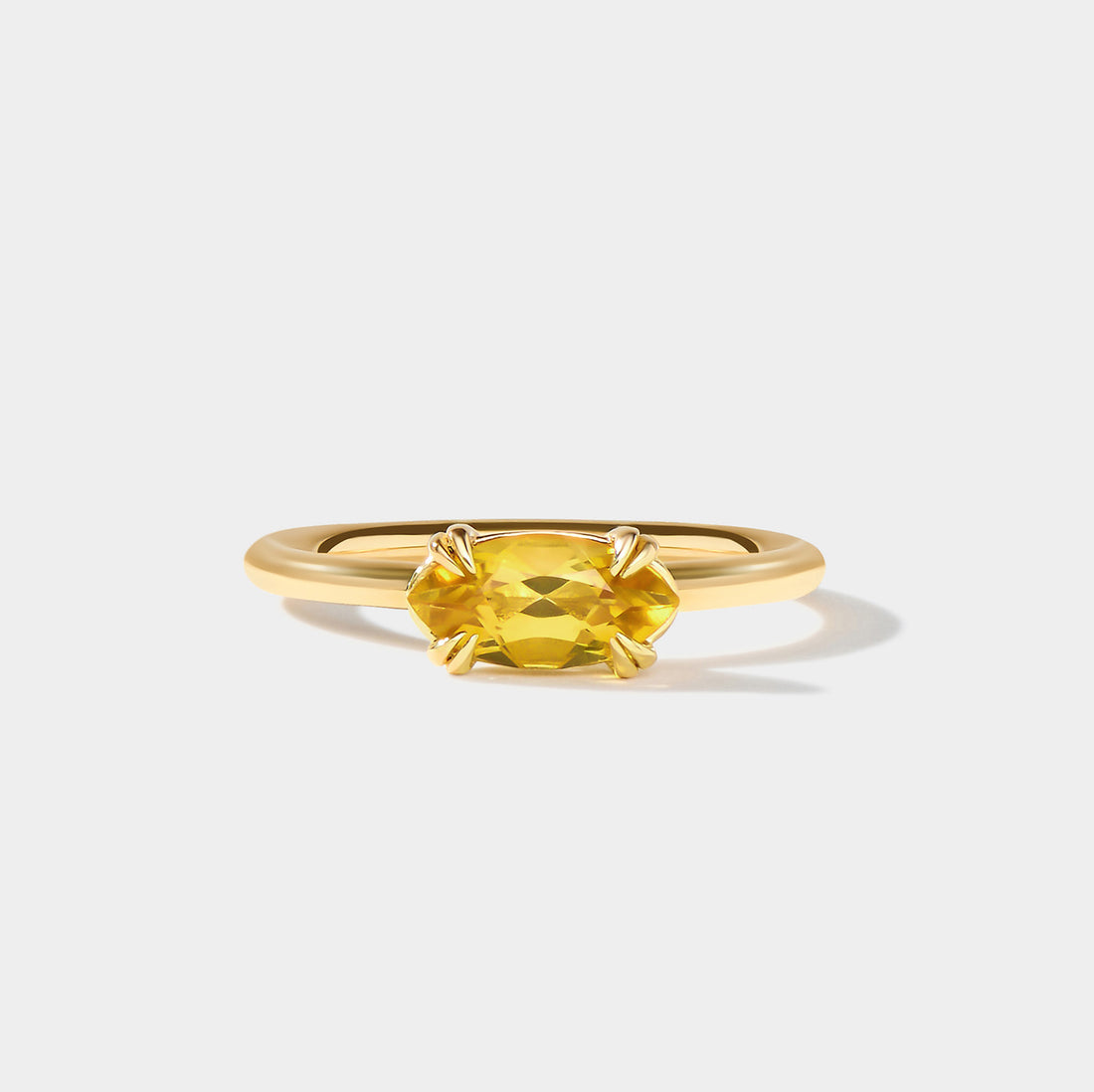 Citrine Gold Ring