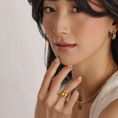 Cove | Citrine | Rhode Island, Gilded Gold