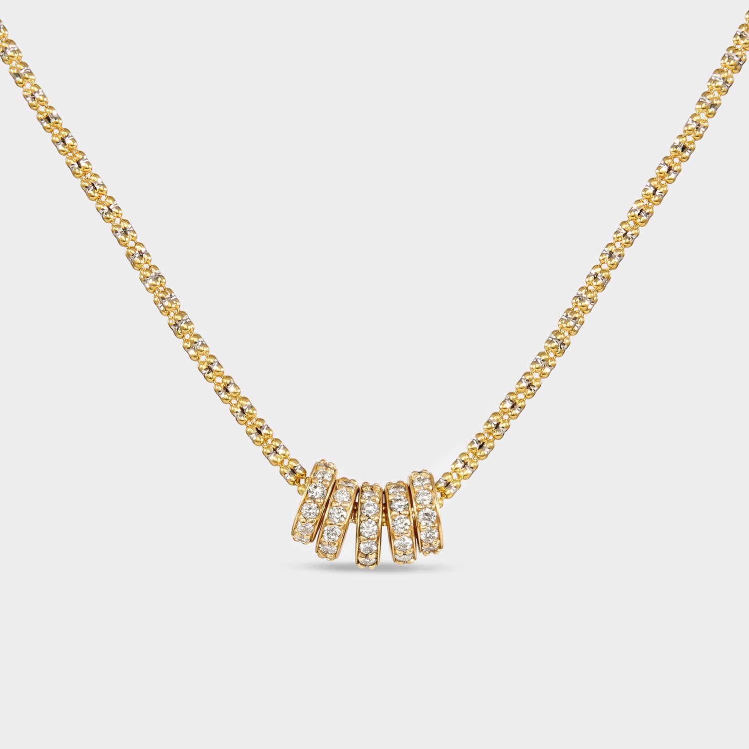 Diamond Rondelle Beads