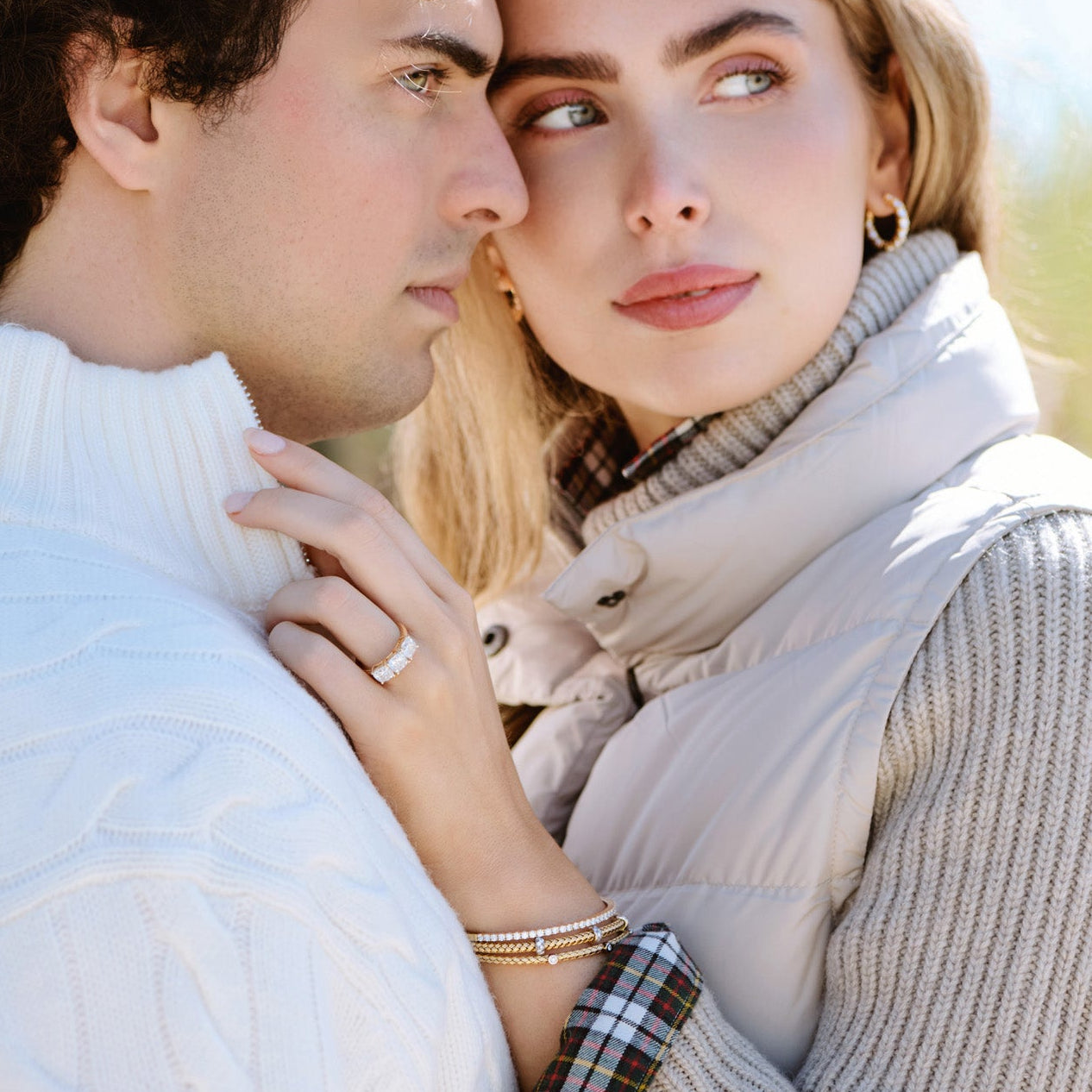 Gold Bracelets with Diamonds like Fope