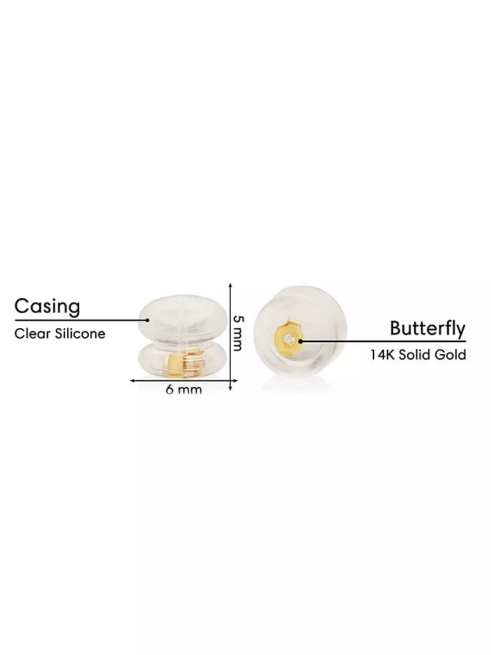 Nauset Beach | 14k Wave Gold Earrings
