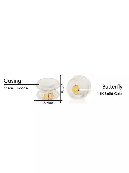 Nauset Beach | 14k Wave Gold Earrings