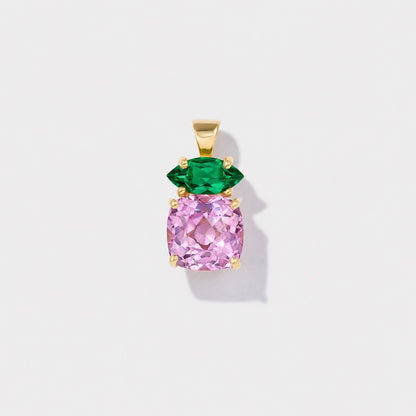 Breast cancer awareness necklace designed as meaningful fine jewelry for October fundraising and research support.