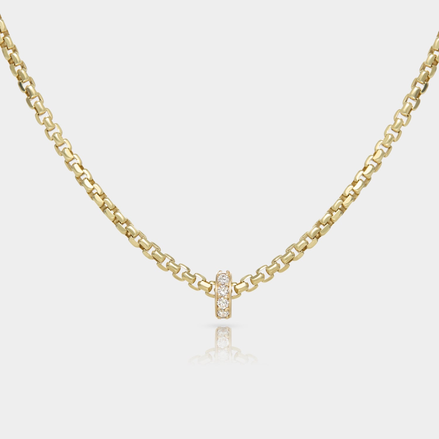 Diamond Rondelle Necklace