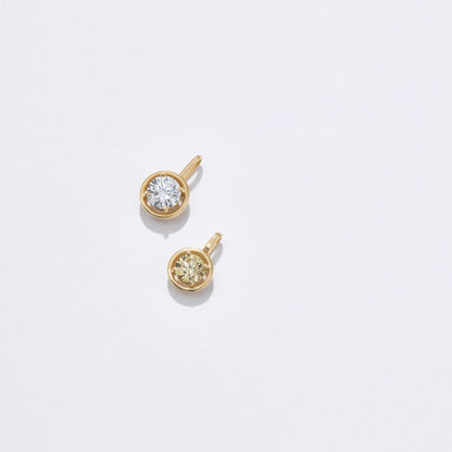 A yellow lab grown diamond made in the USA