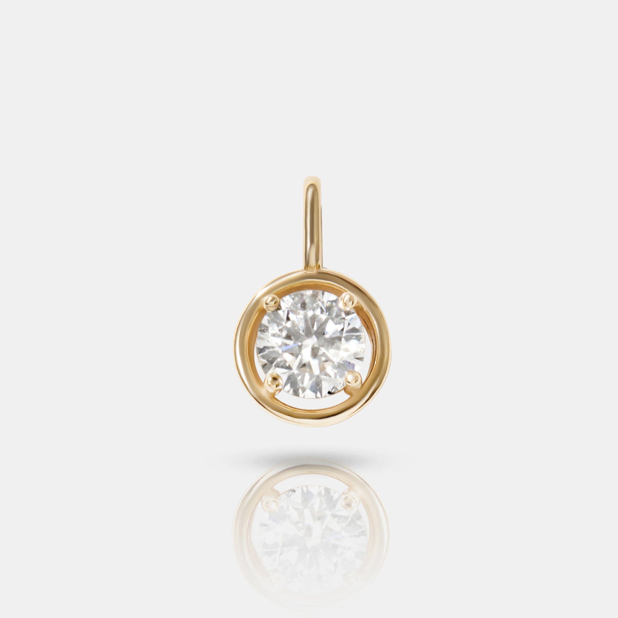 Lighthouse Beacon | Diamond Pendant Necklace in 14k Gold