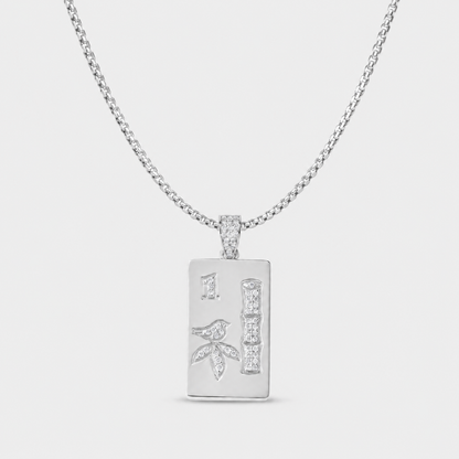 Collectible mahjong jewelry pendant crafted in solid 14k gold with lab grown diamonds
Coastal luxury mahjong necklace designed for modern mahjong players