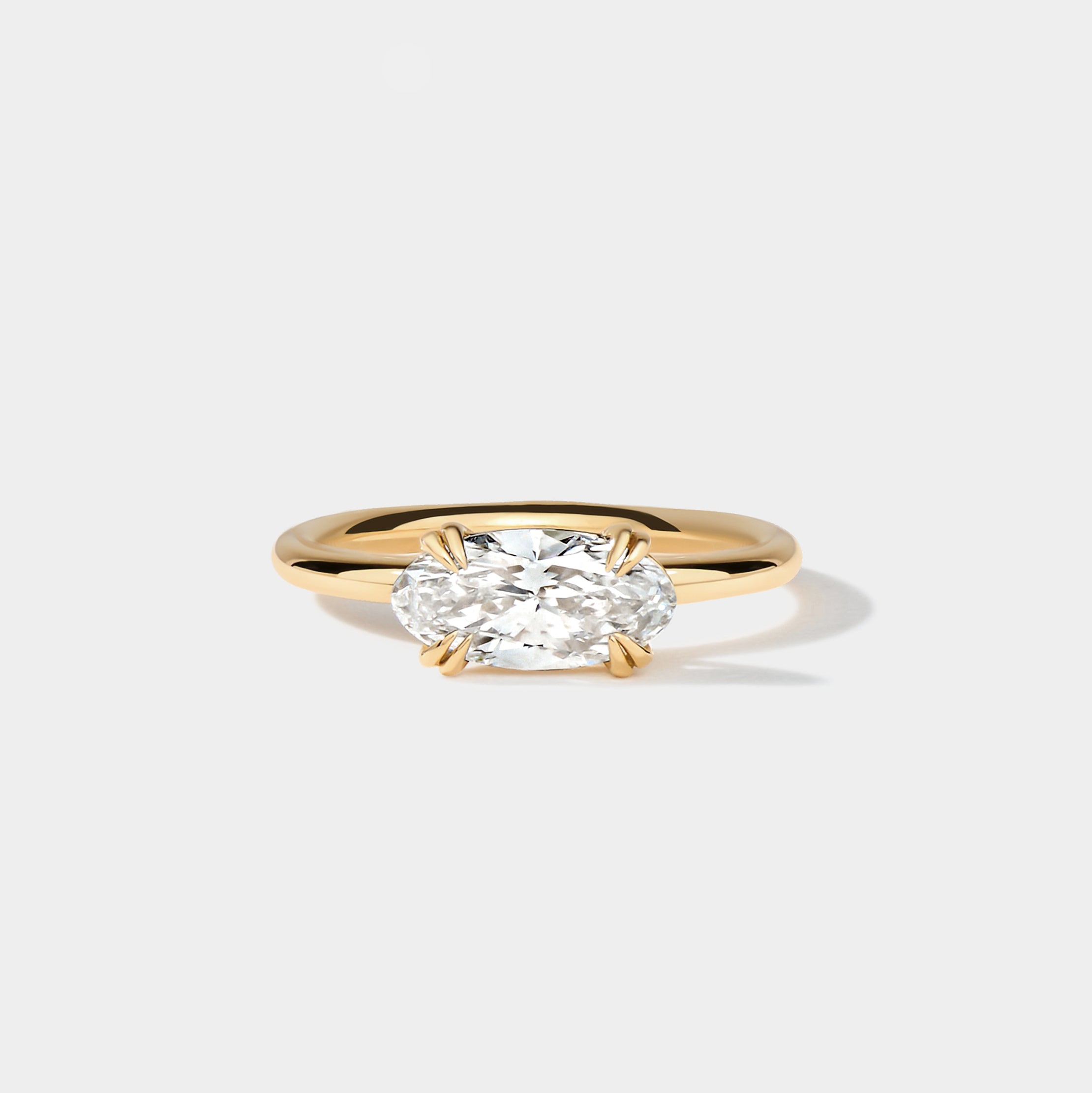 Aurora East-West Marquise Diamond Ring