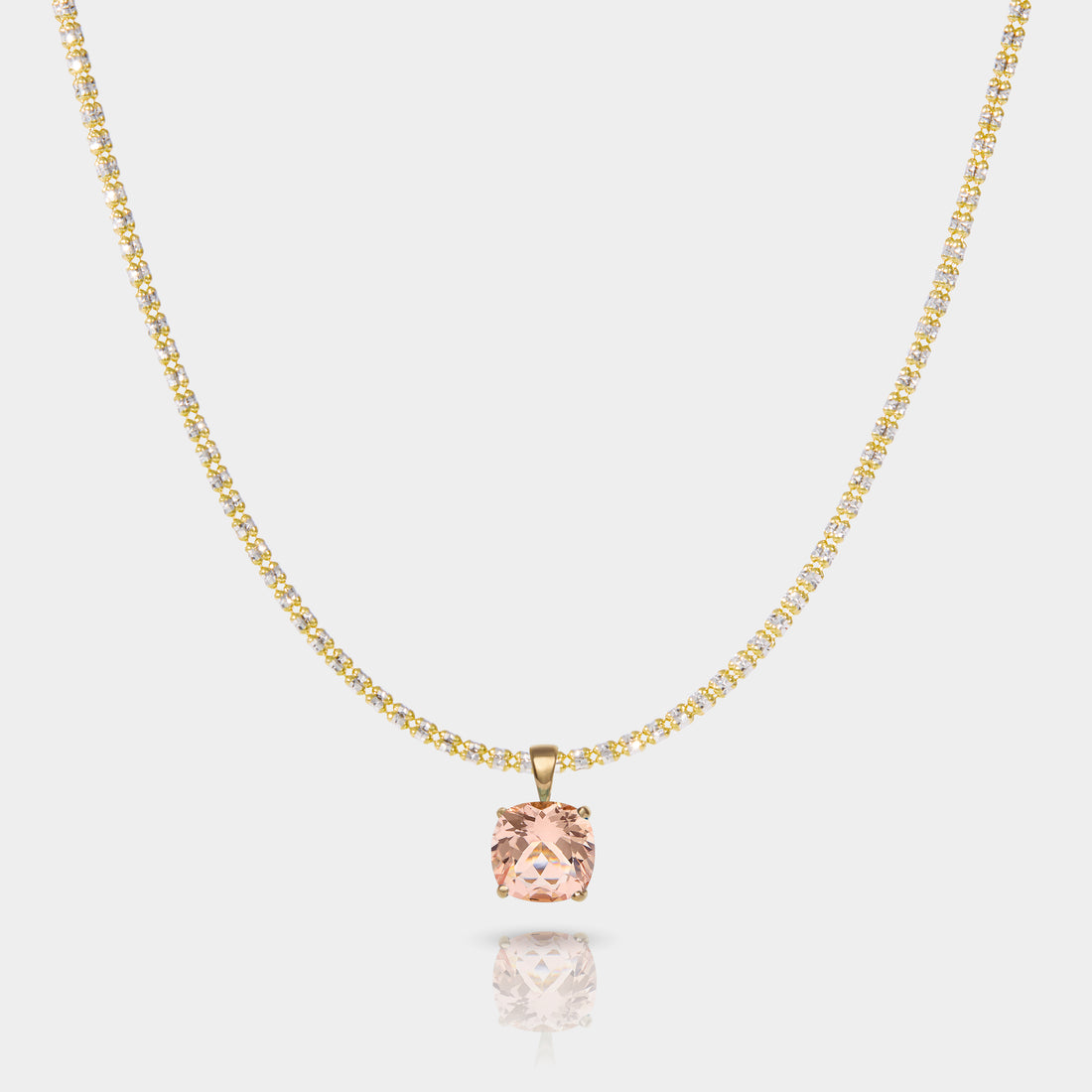 Peach Morganite Pendant 