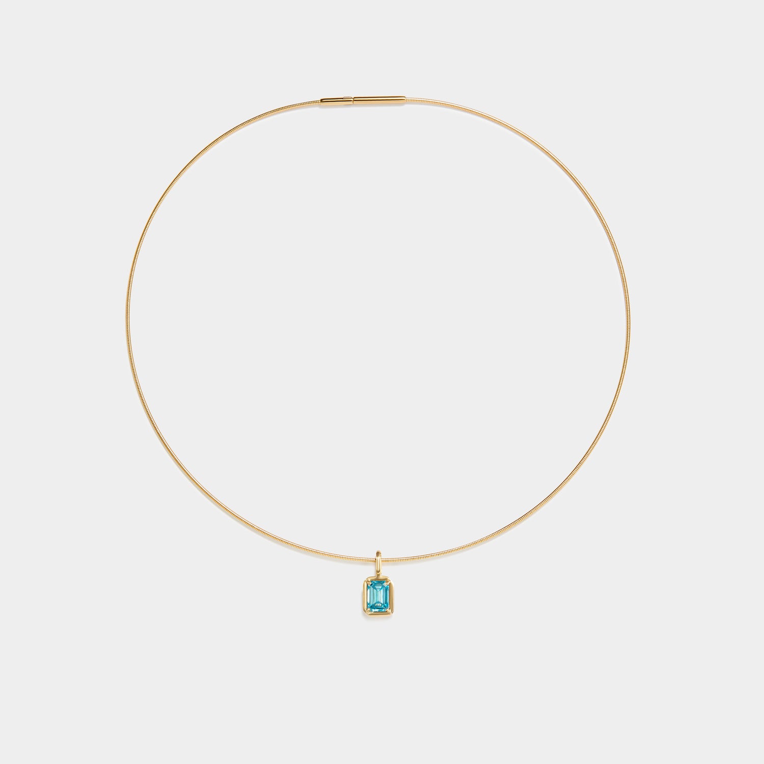Seacoast Omega Chain Necklace – 14k Yellow Gold (16&quot;)