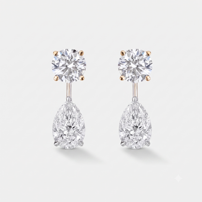 Ebb &amp; Flow Lab-Grown Diamond Earring Jackets