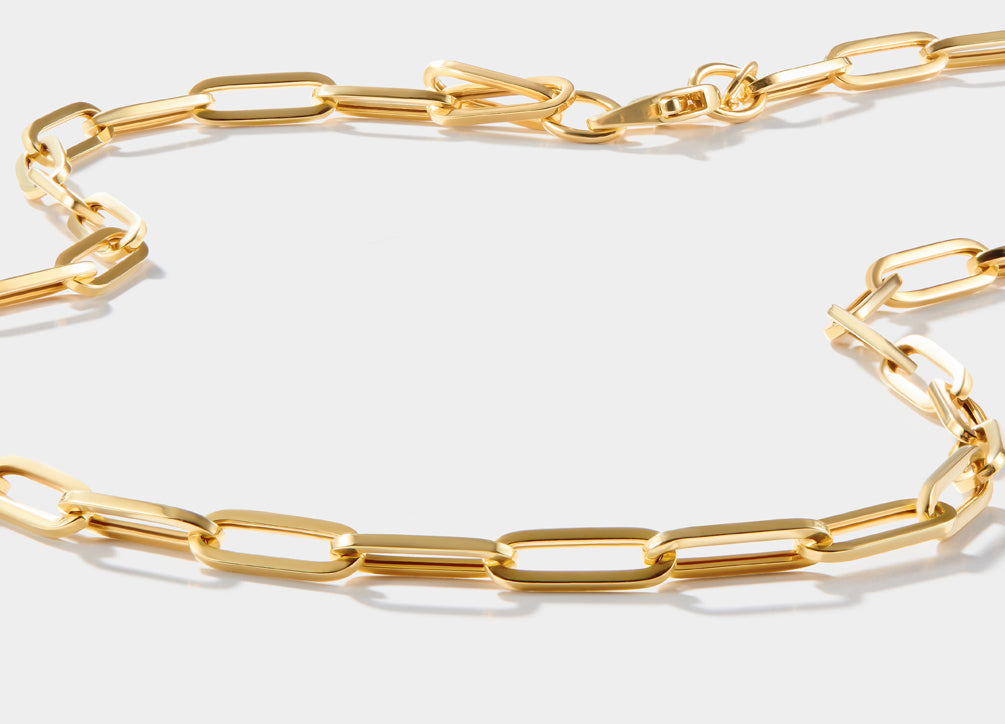 14k Gold PaperClip Chain
