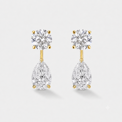 Ebb &amp; Flow Lab-Grown Diamond Earring Jackets