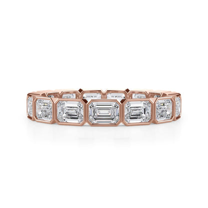 East-West Lab Grown Diamond Eternity Band in 14k Gold