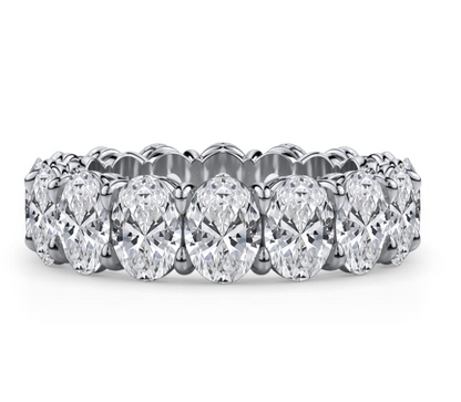 Oval Lab-Grown Diamond Eternity Band