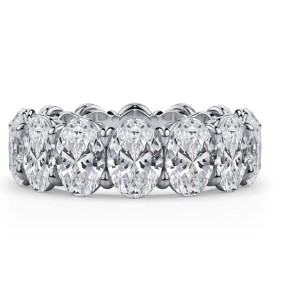 Oval Lab-Grown Diamond Eternity Band