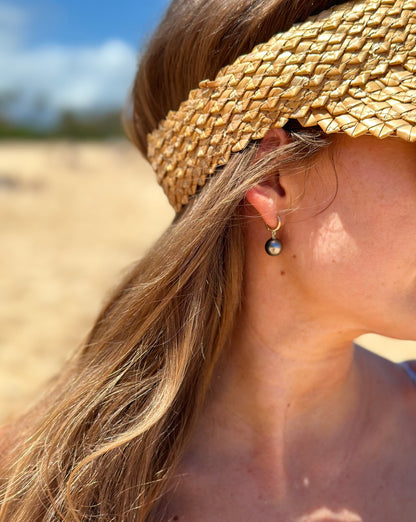 Tahitian Pearl Hoops Hawaii 