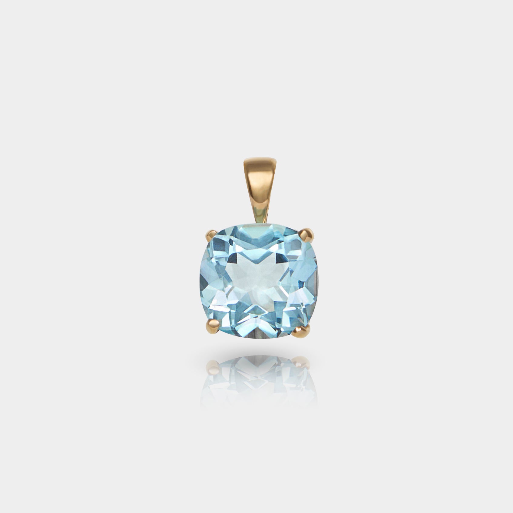 Sky Blue Topaz Necklace 