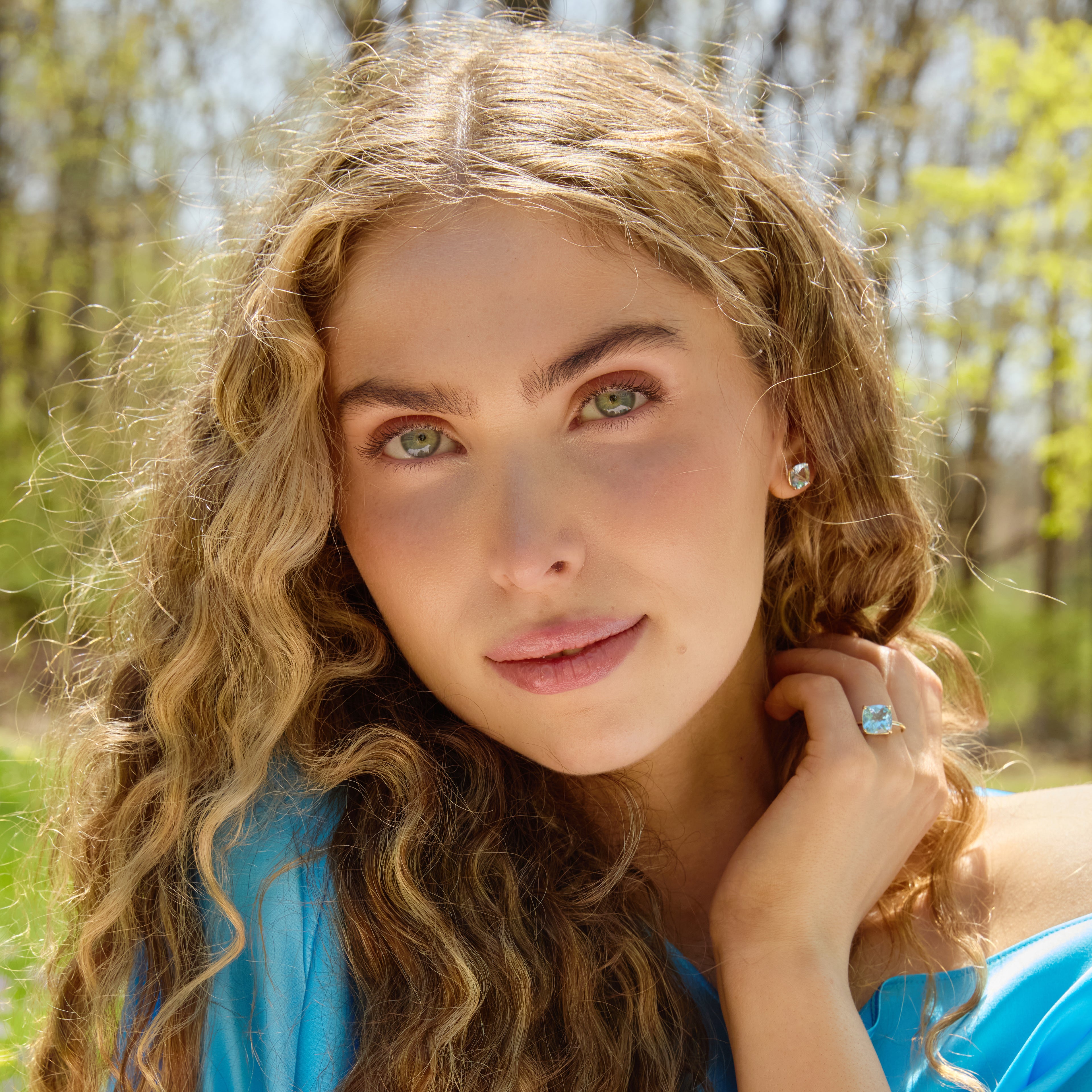 Tide | New Hampshire | Sky Topaz Earrings