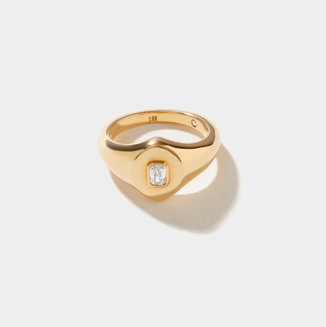 Pinky Ring | Emerald Cut