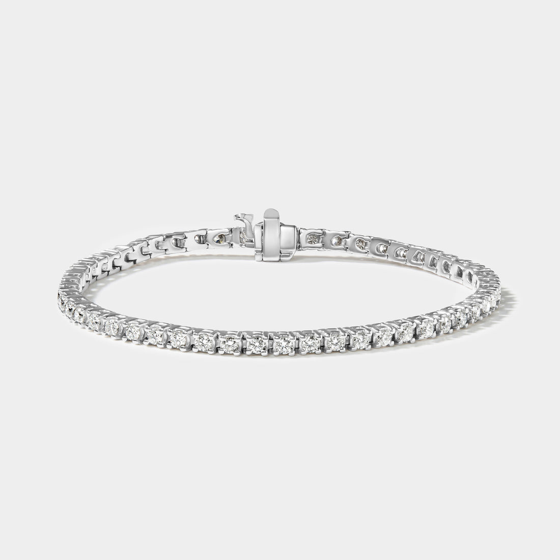 White Gold and Diamond Tennis Bracelet