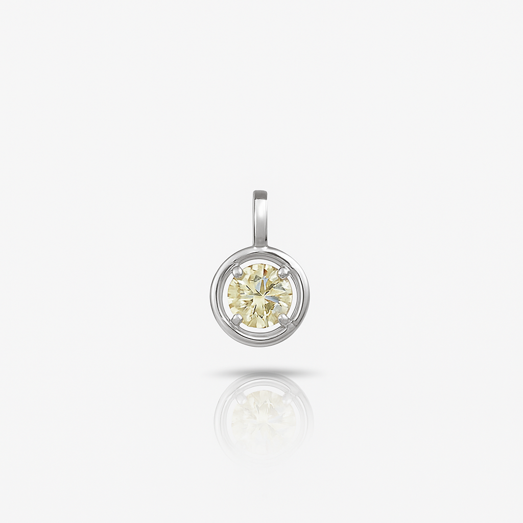 Lighthouse Beacon | Diamond Pendant Necklace in 14k Gold
