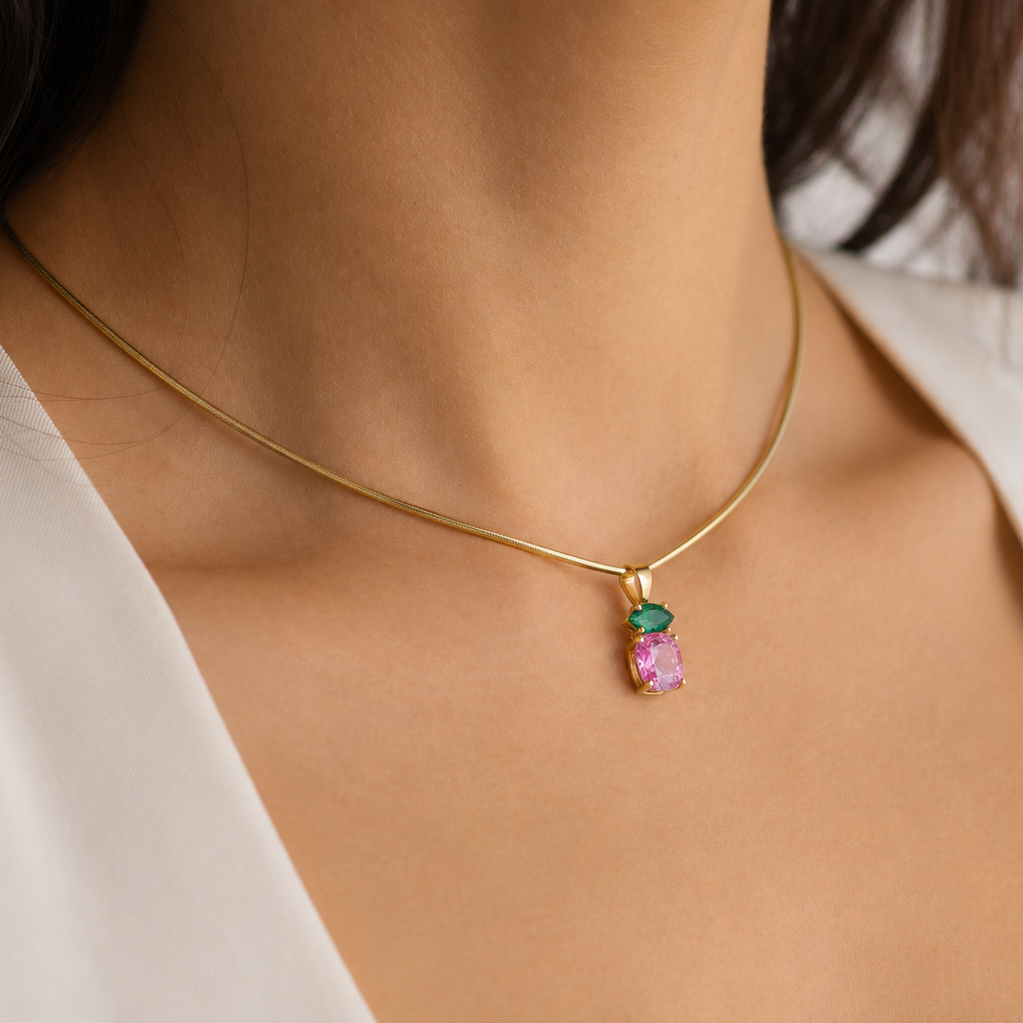 Fine jewelry created for a breast cancer awareness fundraiser supporting prevention research and October fundraising efforts.