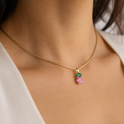 Fine jewelry created for a breast cancer awareness fundraiser supporting prevention research and October fundraising efforts.