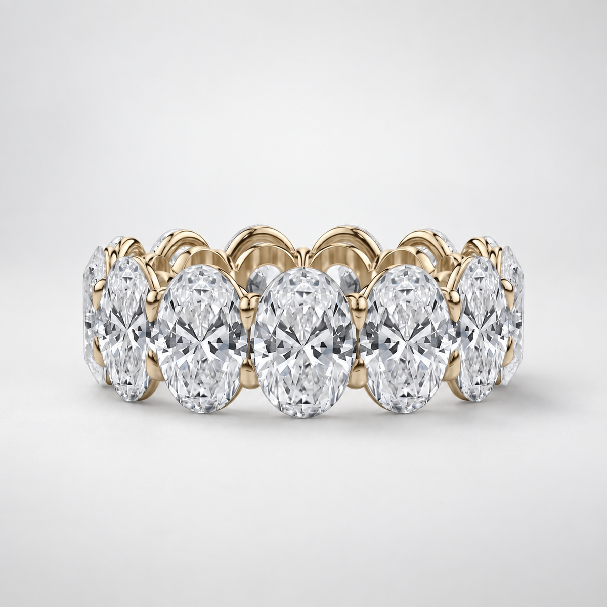 Oval Lab-Grown Diamond Eternity Band