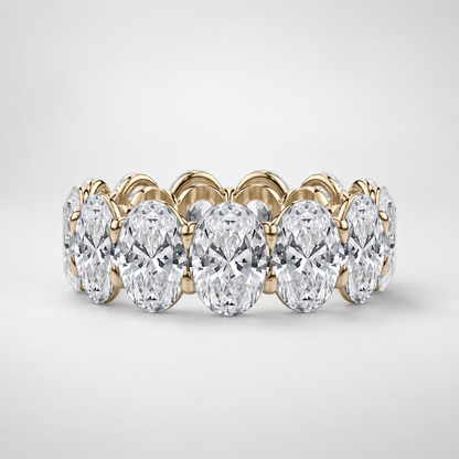 Oval Lab-Grown Diamond Eternity Band