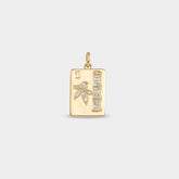 Mahjong jewelry charm designed for collectible fine jewelry charm bracelets