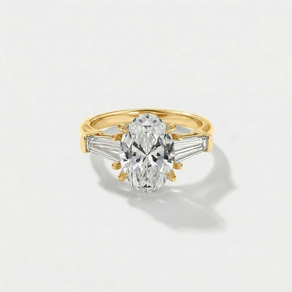 Tapered Baguette Lab Grown Diamond Engagement Ring