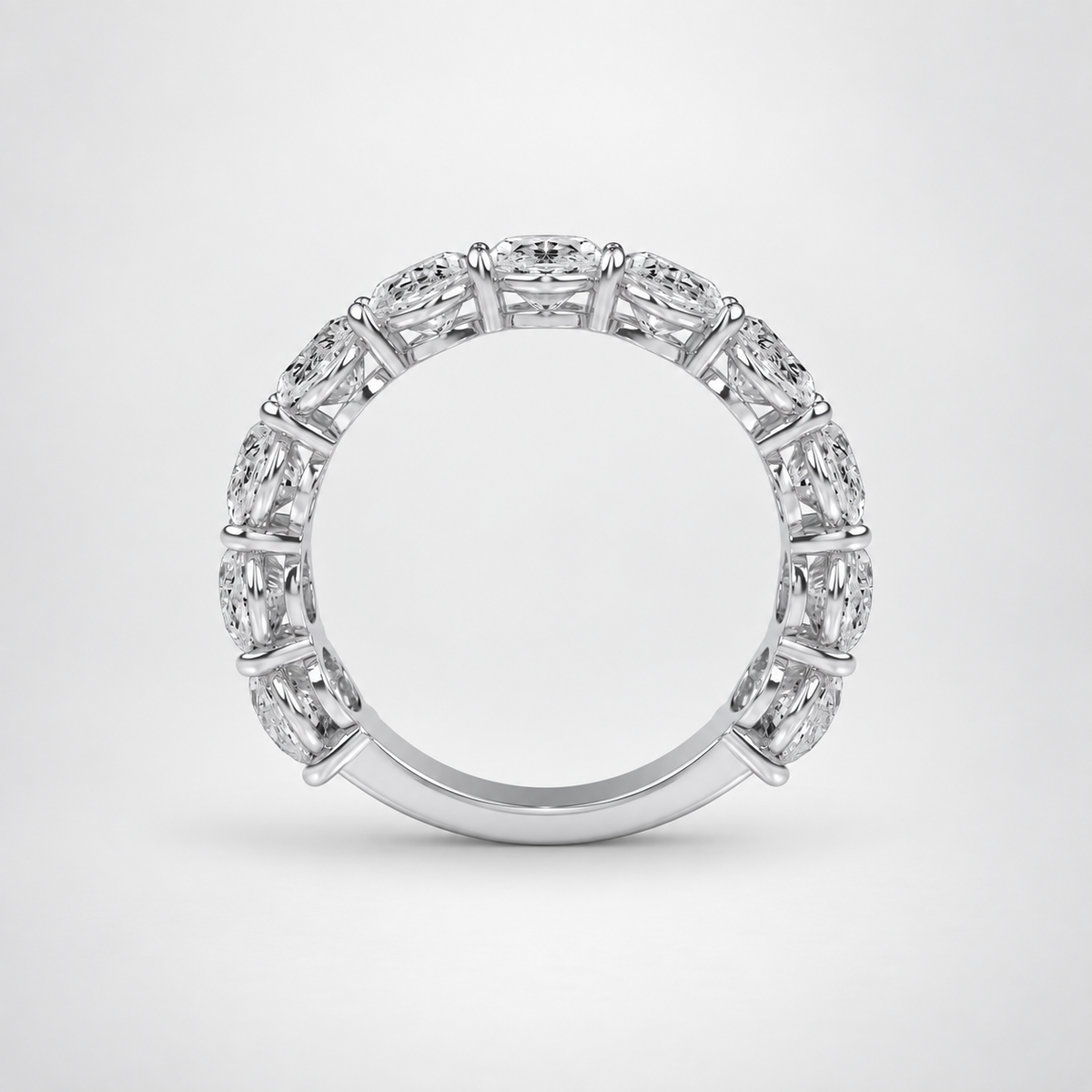 Oval Lab-Grown Diamond Eternity Band