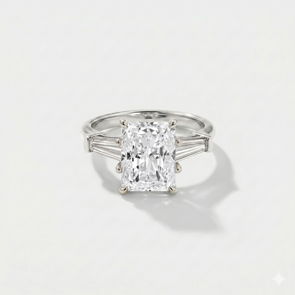 Tapered Baguette Lab Grown Diamond Engagement Ring